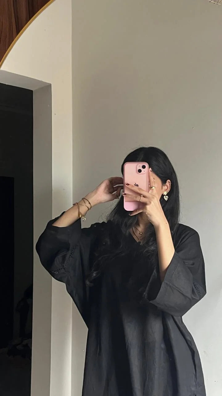 Black Cord set on lawn