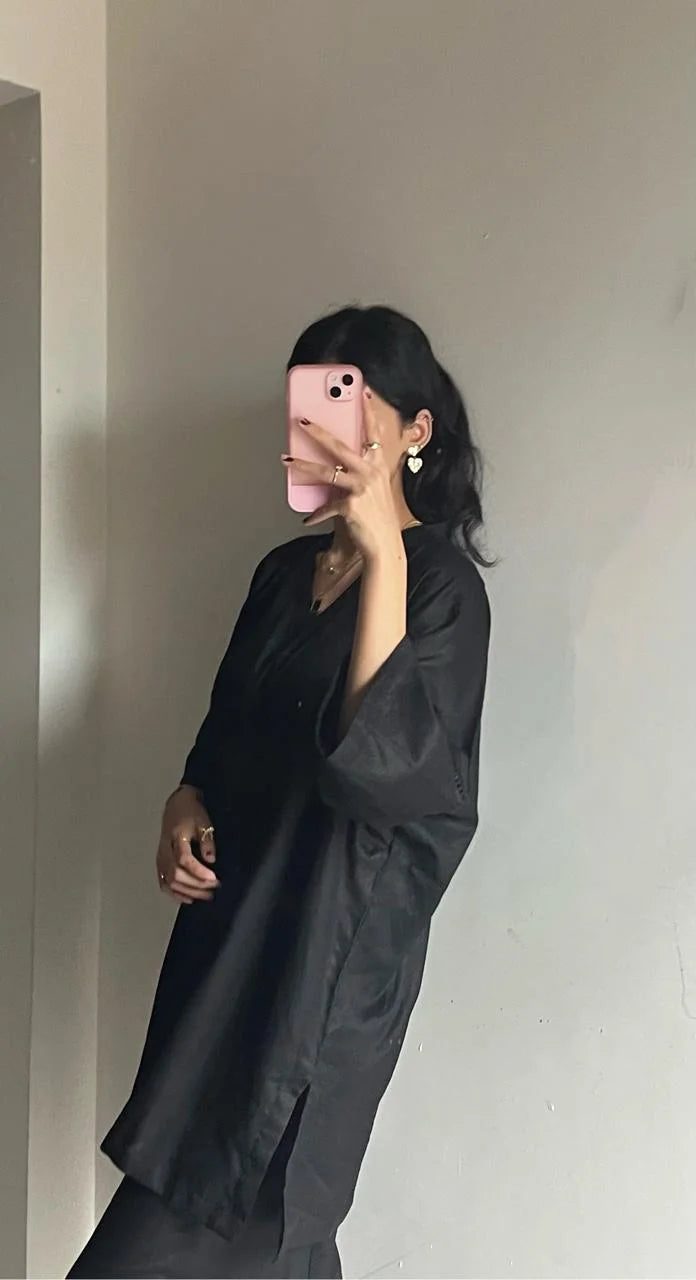 Black Cord set on lawn