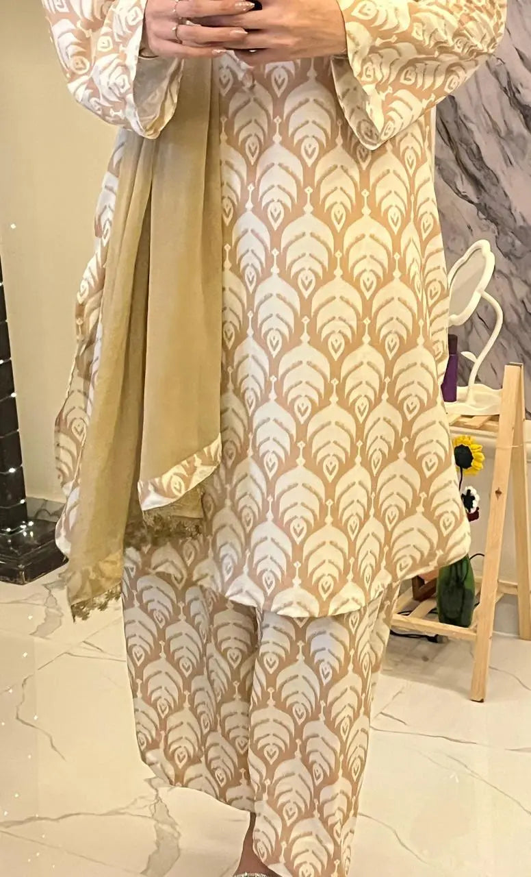 Dress silk lawn