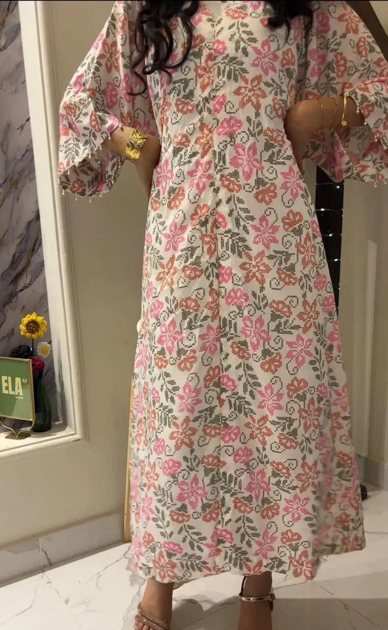 Floral kaftan